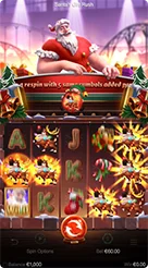 Santa’s Gift Rush · Membaca pesan sistem pada spanduk berjalan dan mengidentifikasi simbol yang mendarat di rel.